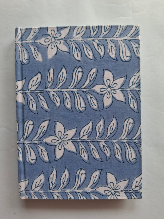 A5 Handmade Fabric Plain Diary – Hardbound Jaipuri Block Print Journal