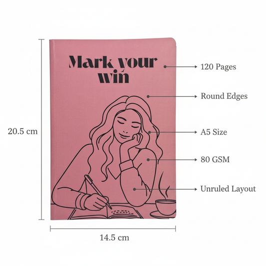 Mark Your Win Diary – Dimensions & Specs