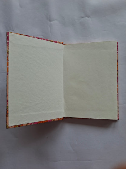A5 Handmade Fabric Plain Diary – Hardbound Jaipuri Block Print Journal