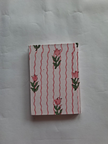 A5 Handmade Fabric Plain Diary – Hardbound Jaipuri Block Print Journal