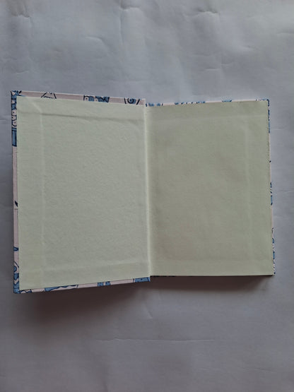 A5 Handmade Fabric Plain Diary – Hardbound Jaipuri Block Print Journal