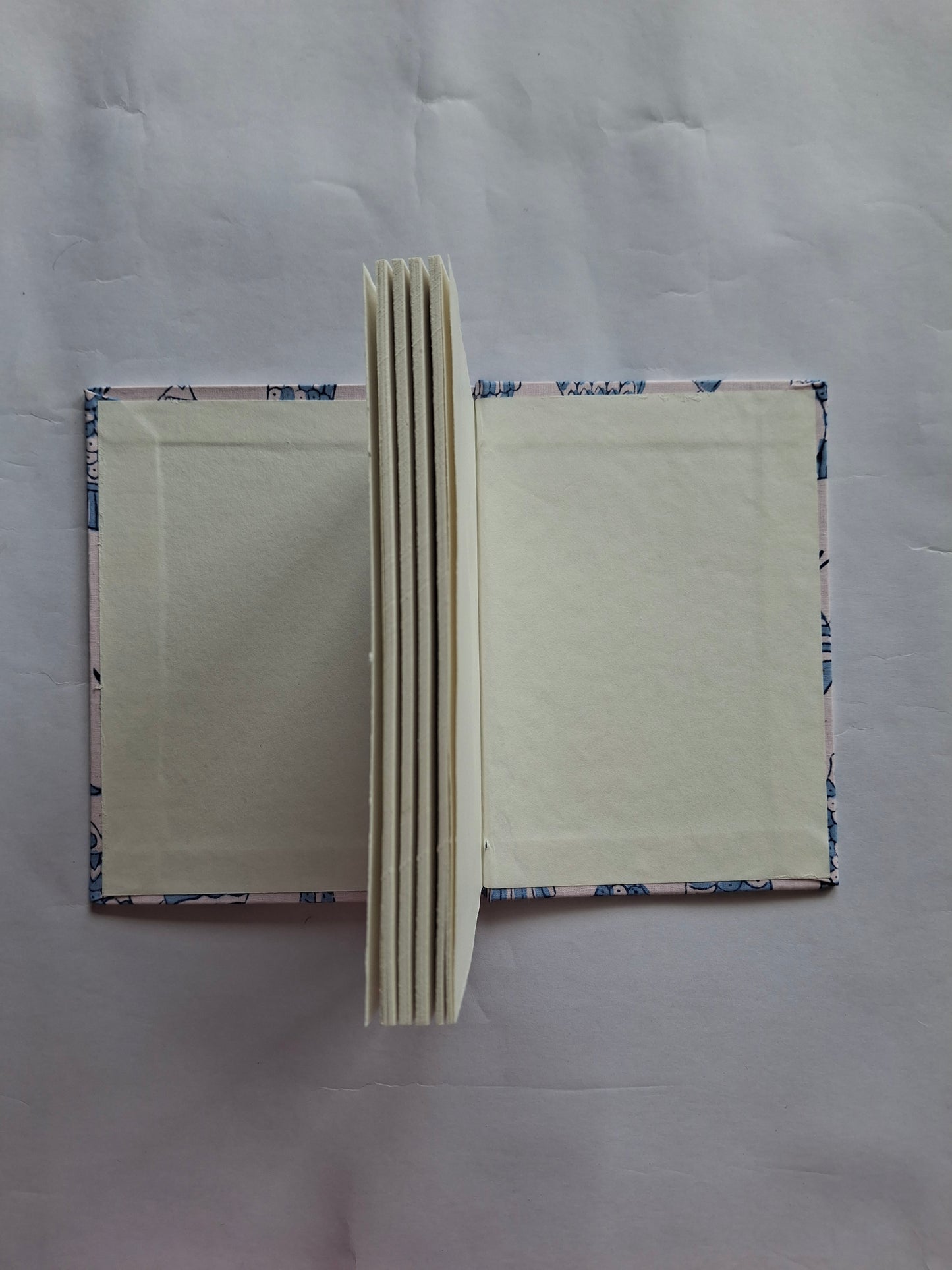 A5 Handmade Fabric Plain Diary – Hardbound Jaipuri Block Print Journal