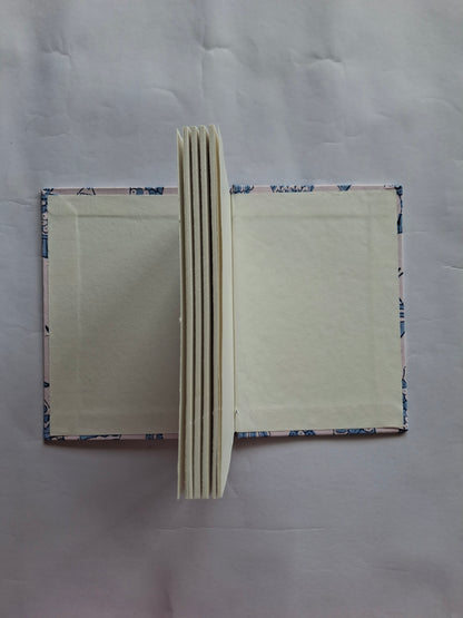 A5 Handmade Fabric Plain Diary – Hardbound Jaipuri Block Print Journal