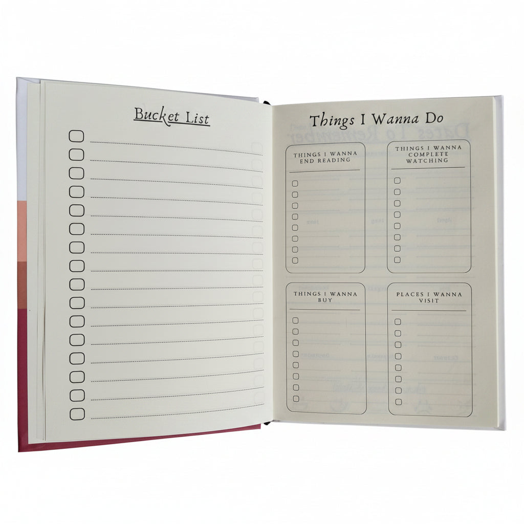 A5 Hardbound Journal - Perfectionnn Diary (120 Pages)