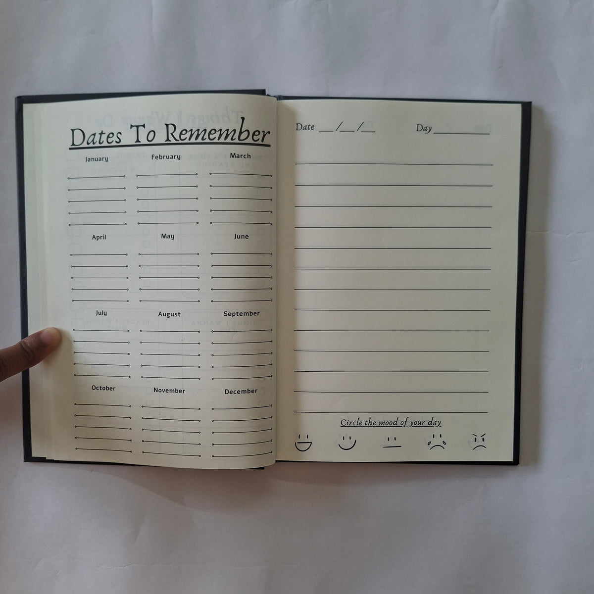 A5 Hardbound Journal - Smart Beautiful Diary (120 Pages)