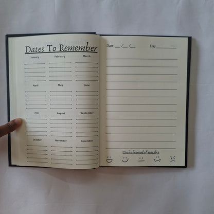 A5 Hardbound Journal - Smart Beautiful Diary (120 Pages)