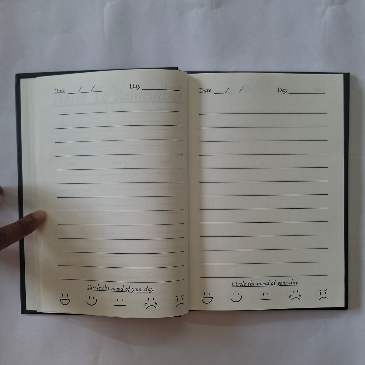 A5 Hardbound Journal - Smart Beautiful Diary (120 Pages)