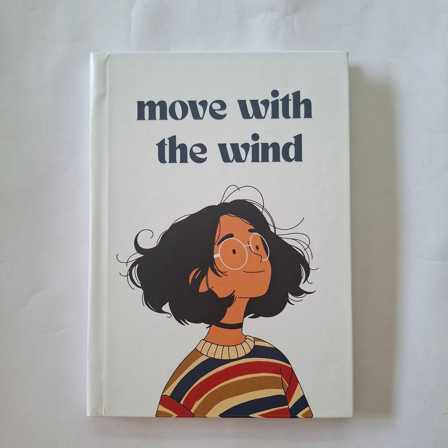 A5 Hardbound Journal - Move With The Wind Diary (120 Pages)