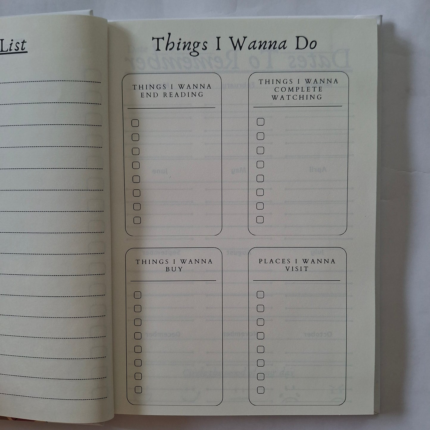 A5 Hardbound Journal - Move With The Wind Diary (120 Pages)