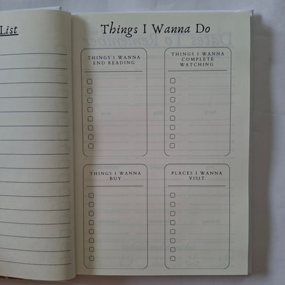 A5 Hardbound Journal - Move With The Wind Diary (120 Pages)