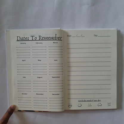 A5 Hardbound Journal - Move With The Wind Diary (120 Pages)