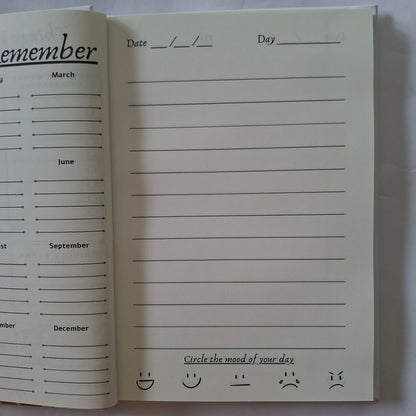 A5 Hardbound Journal - Move With The Wind Diary (120 Pages)