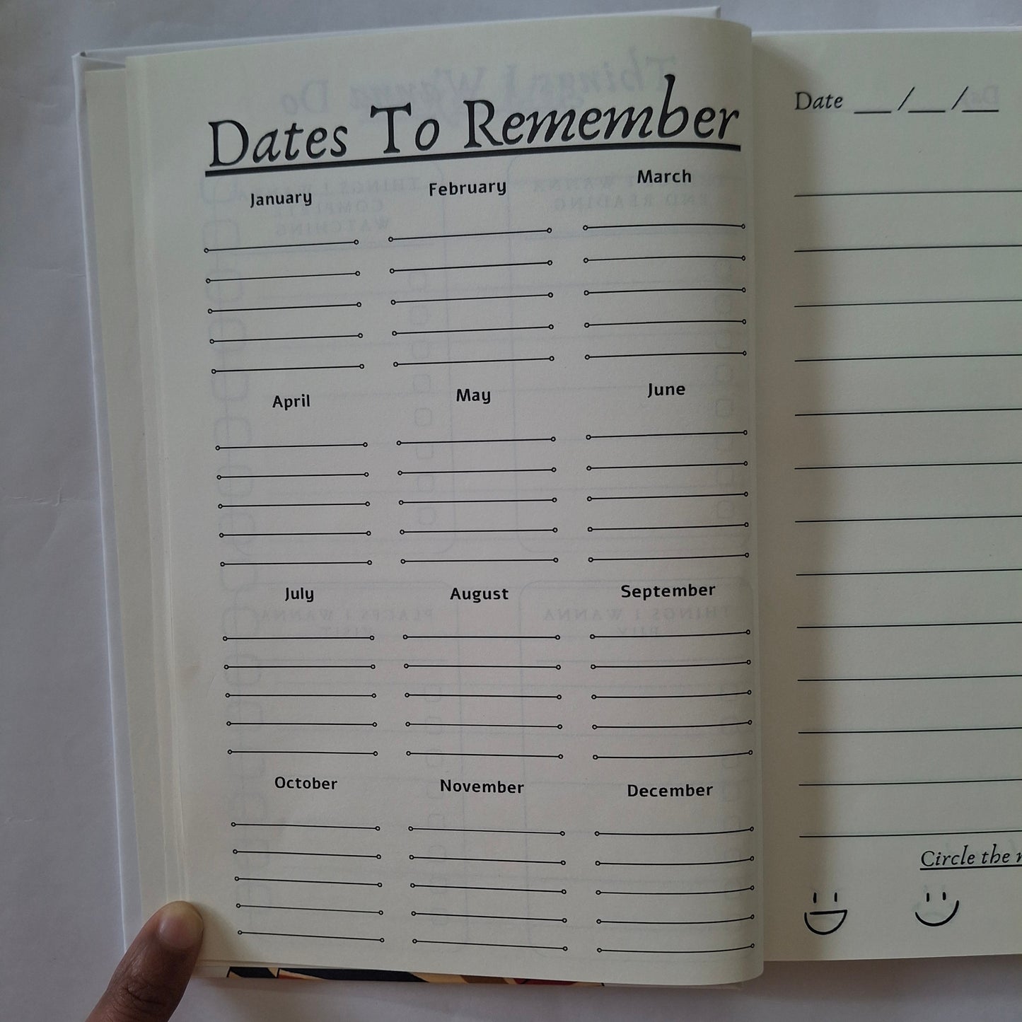 A5 Hardbound Journal - Move With The Wind Diary (120 Pages)