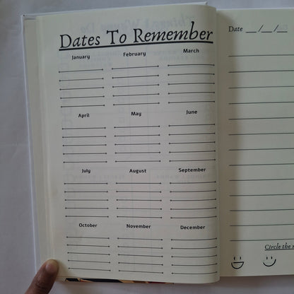A5 Hardbound Journal - Move With The Wind Diary (120 Pages)