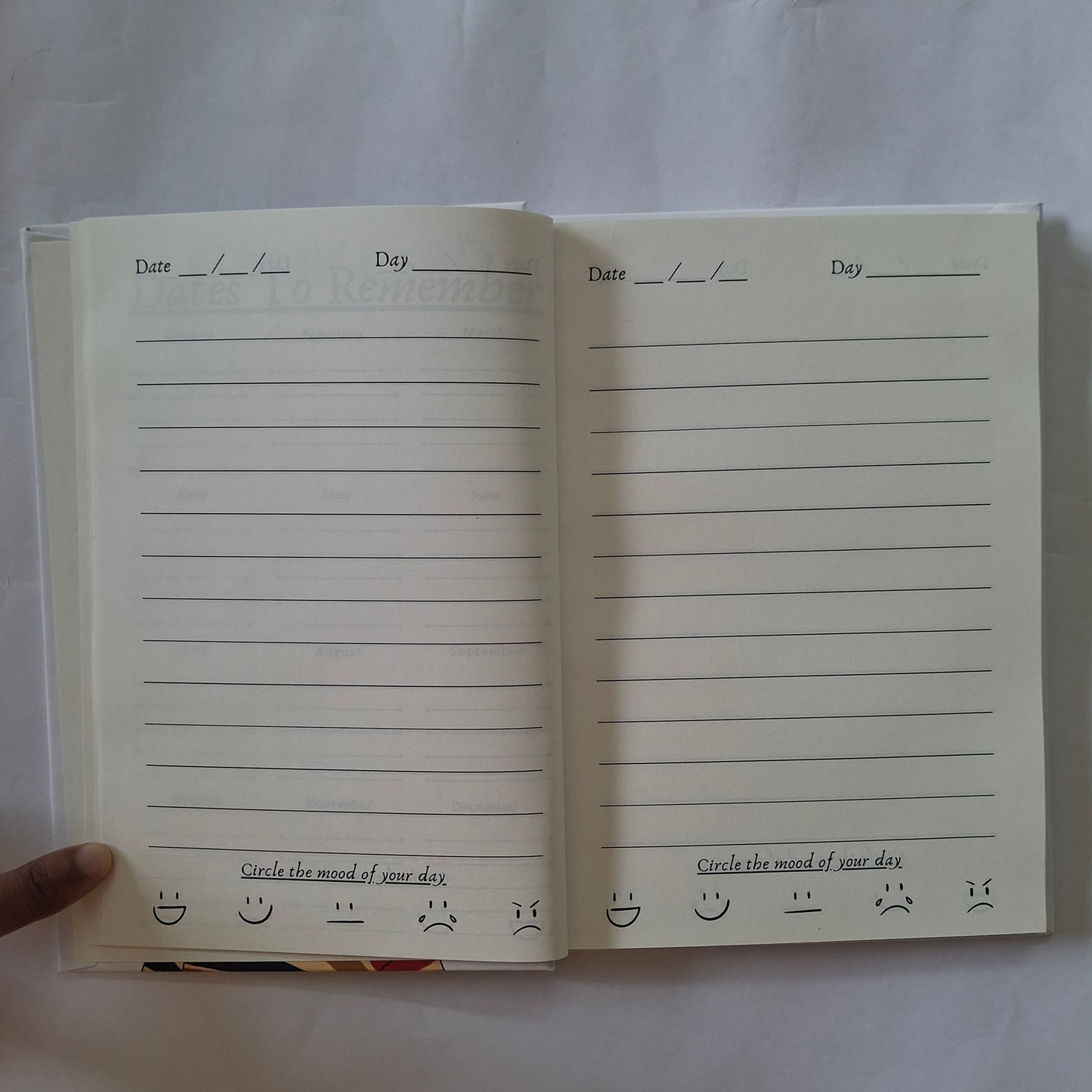 A5 Hardbound Journal - Move With The Wind Diary (120 Pages)