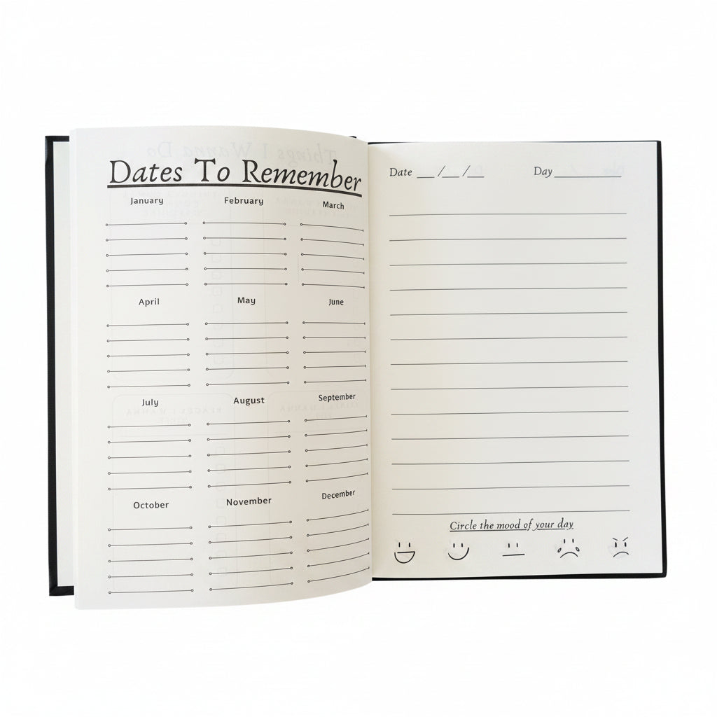 A5 Hardbound Journal - Still Growing Still Glowing Diary (120 Pages)