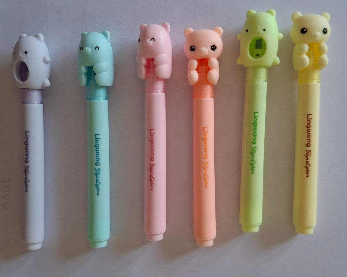 Cute sisters Highlighters (Set of 6)