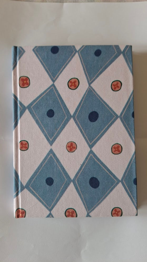 Combo (Blue A5 Fabric Diary + Key Chain Diary)