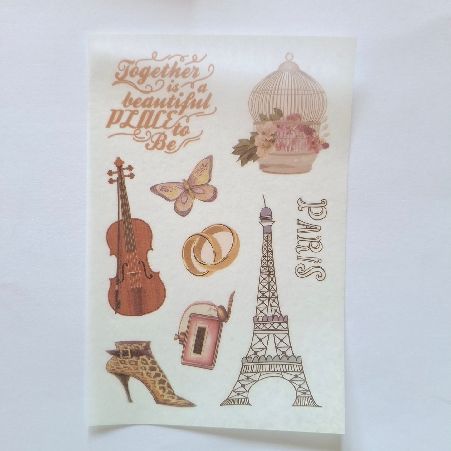 A6 Sticker Sheet