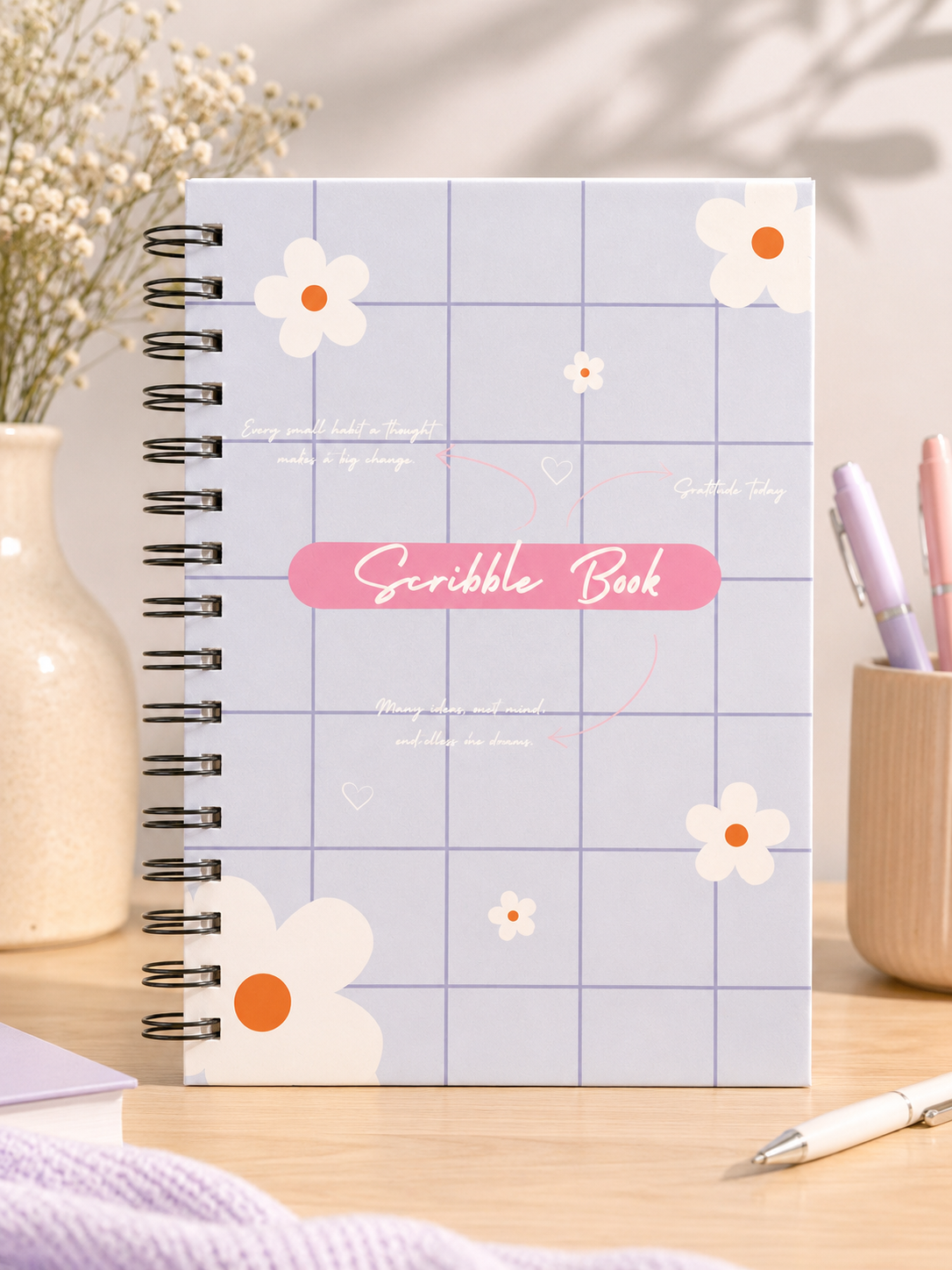 No-Pressure Journal - Scribble Book ( 172 Pages )