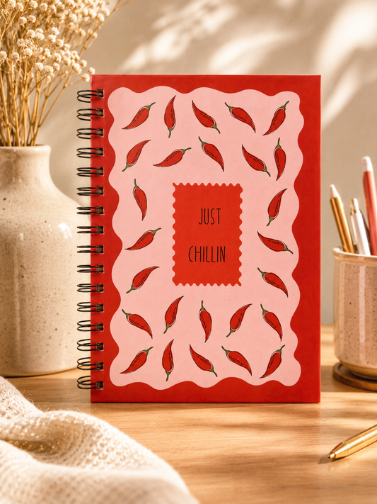 No-Pressure Journal - Just Chillin ( 172 Pages )