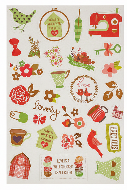 Journal or Decoration or Scrapbook stickers