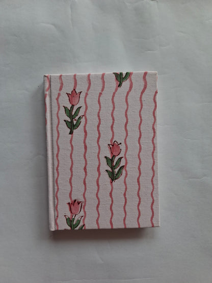 A5 Handmade Fabric Plain Diary – Hardbound Jaipuri Block Print Journal