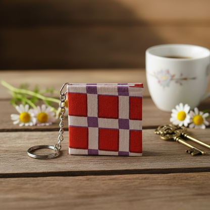 Professional Product Photo - Handmade Keychain Fabric Diary