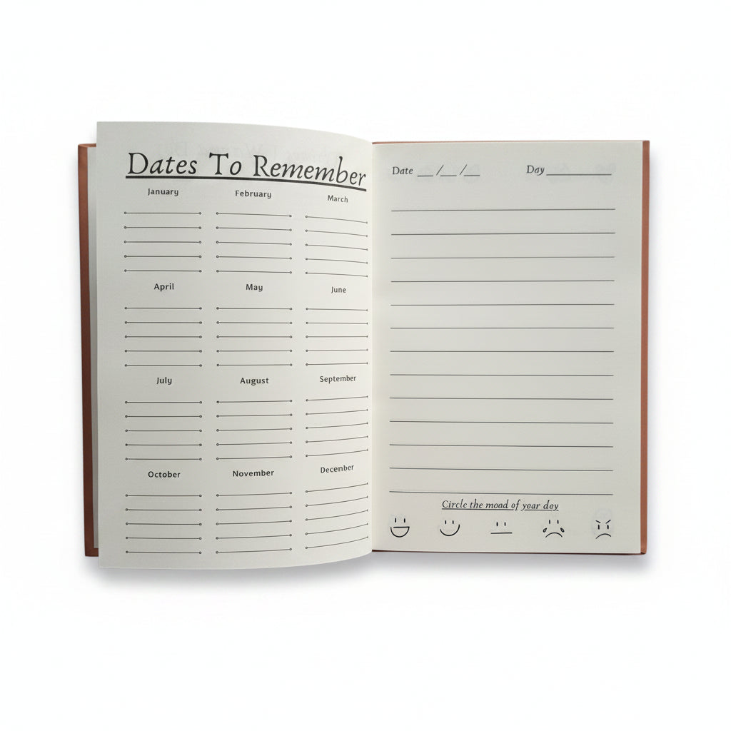 Hard_Bound_Journal_I_am_Boss-Dates To Remember_Page
