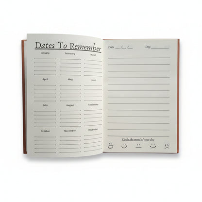 Hard_Bound_Journal_I_am_Boss-Dates To Remember_Page