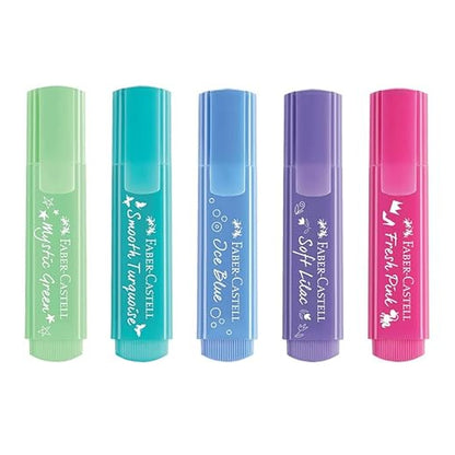 Faber Castell 5 Textlinerpastel Highlighters