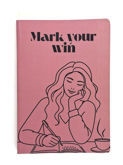 A5 Softbound Diary - Mark Your Win Premium Plain Notebook