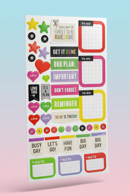Journaling or Scrap Book Stickers