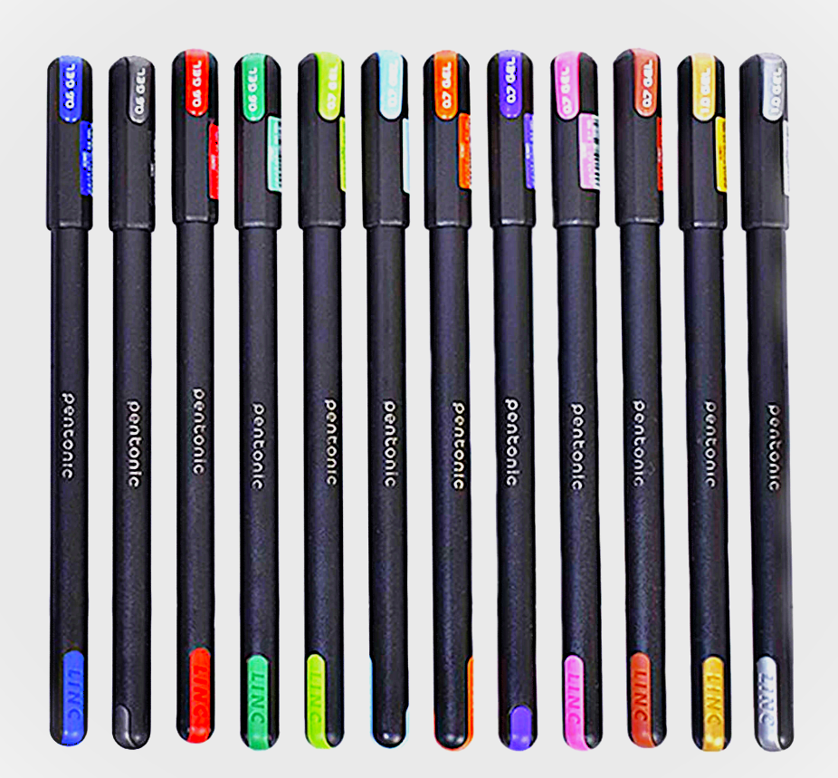 Pentonic  (12 Colorful Gel Pens)