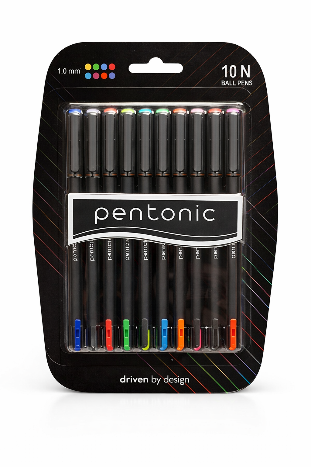Pentonic  (10 Colorful Ball Pens)