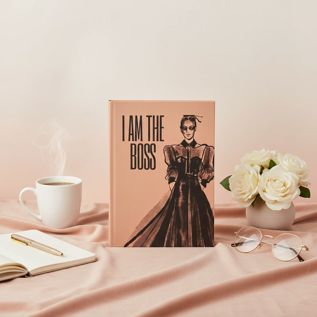 Professional product photo of I Am The Boss diary