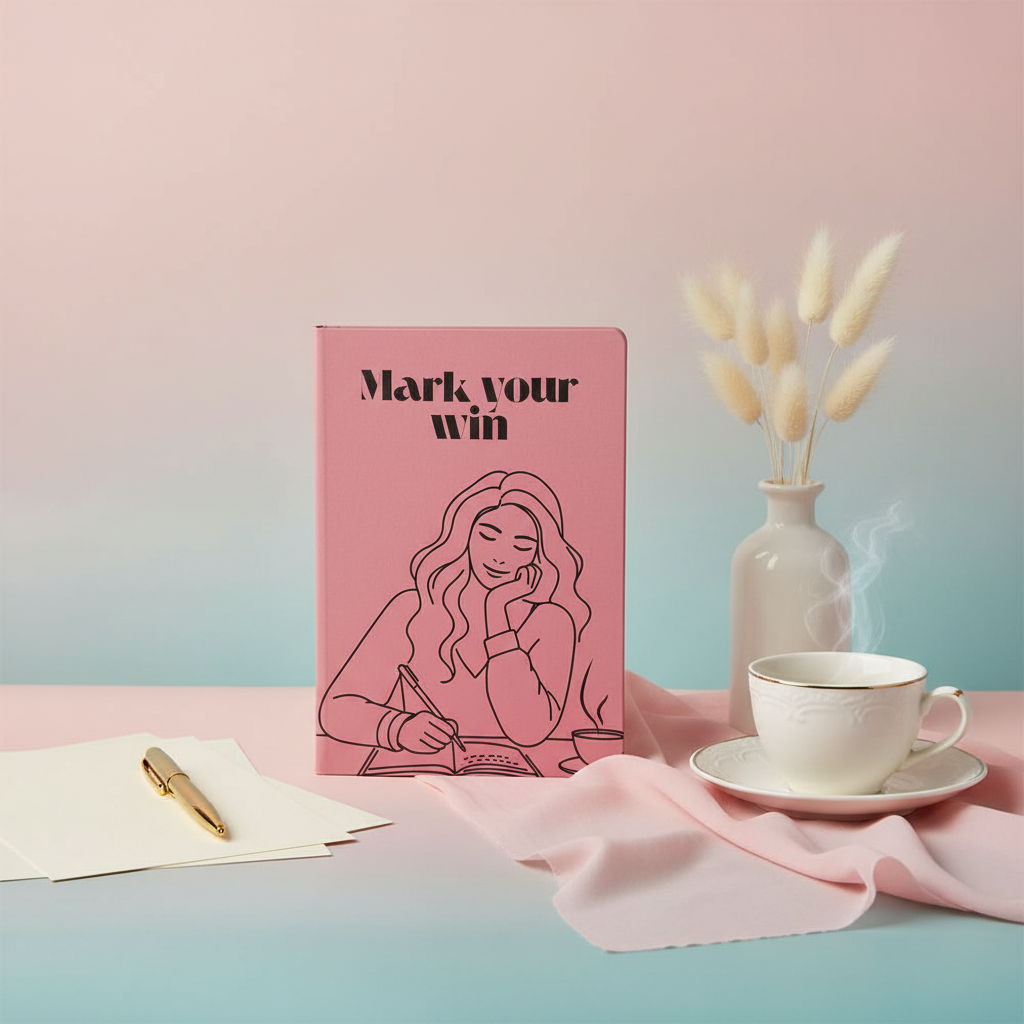 Professional product photo of Mark Your Win diary